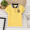 Polos Kids Camisa Polo de algodão Camisas de manga curta Camisas de meninos de menino de menino Tops de crianças respiráveis Roupas 2-8 anos Crianças Tee 230629