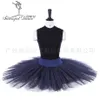 Bleu marine pratiquant enfant classique demi ballet tutu crêpe tutu jupe BT8923332P