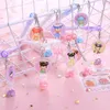 20pcs Creative Doll Pendants Gel Pen 0.5mm Black Cute Girl Students Study Stationery Test Prizes School Office