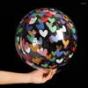 Party Decoration 10st Happy Birthday Printed Bobo Balloons Baby Shower Ballons Transparent Clear Balloon For Wedding Decor