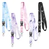 Sublimering tomt nyckelringar lanyard telefonkedja värmeöverföring tom arbetstagn hals lanyard polyester tryck långa lanyards diy