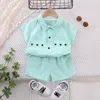 Clothing Sets Boys' Short Sleeve Set Summer Thin Baby Handsome Children's 1-5 Years Old