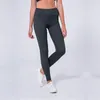 Pantalon actif 2023 NWT Eshtanga femmes Leggings maigres en gros qualité solide taille élastique épais matériel haut pleine longueur