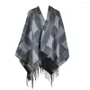 Scarves Elegant Scarf For Women Winter Warm And Stylish Ladies Patterned Shawl With Design
