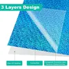 Window Film HTVRONT 12"X10ft/30x300cm Glitter Laser Dot Adhesive Vinyl Roll Permanent Sticker Film Vinyl for Cricut Maker Glass Wall Decor 230629