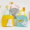 Set di stoviglie Cartoon Bento Bag Cute Pet Isolamento Lunch Box Pasto portatile per studenti