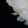 Nouvelle mode à la mode conception avancée sens Moissanite anneau Simple tempérament anneaux de mariage cadeau de mariage classique