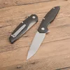 Promotion G8579 Flipper Folding Knife 5Cr15Mov Stone Wash 4.5mm Blade G10 with Steel Sheet Handle Ball Bearing Fast Open Folder Knives