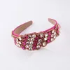 Haarspangen Schönes Stirnband Barock Retro-Stil Farbe Strass Damen Street Shooting Catwalk Super Flash 864