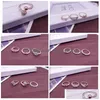 Band Rings Luxury Female Diamond Ring Fashion Engagement For Women Jewelry Love Gift Mixed Styles Drop Delivery Ot3Nm