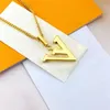 Pendant Classic Gold Fashion Designer Design Diamond Necklace Gifts for Women