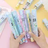 Pens 36 pcs/lot Creative Bear Syringe Gel Pen Cute 0.5mm Black Ink Pen Stationery Gift Office School Supplies