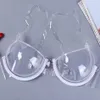 Femmes Sexy Push Up Lingerie Bras Sous-Vêtements TPU PVC Transparent Clair Soutien-Gorge Ultra Mince Bretelles Invisible Bras285S