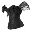 Women's Blouses Retro Corset Tops Gothic Victorian Steampunk Lolita Shirts Sexy Off Shoulder Vintage Renaissance Medieval Lace