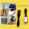 Brosse à chaussures 2 faces en caoutchouc Durable en plastique nettoyage chaussure brosse à laver daim brosse à chaussures ménage outils de nettoyage accessoires