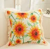 Fashion Square Soft Plush Pillow Case Candy Color Pillowcase Pillow Cover Double Face Car Cushion Cover Home Sofa Decoration