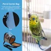 Hundbilsäte täcker papegoja ut påse Pet Bird Travel Cage Utgående påse som bär bärbar bärare liten utomhus