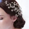 Pinces à cheveux mode petit cristal fleur peignes de mariage pour accessoires de mariée strass faits à la main femmes coiffure bijoux