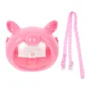 Köpek Araba Koltuğu Mini Çanta Hamster Paket Servis Kafesi Sıçanlar Açık Sincap 17X16X14 CM Taşınabilir Pembe Plastik Giden Gine Seyahat Kapakları