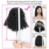Lace Wigs Bob Wig Black Curly For Women Deep Water Wave Human Hair 100% Remy Natural Short Frontal T Part 230630
