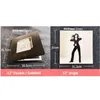 Gardiner 10st/väska PVC Doubleided Record Protective Sleeves Flat Open Top Bag Cover för 12 '' Double LP 2LP Vinyl Records