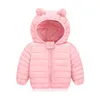 Jacken Baby Mädchen Mit Kapuze Unten Für Kinder Mäntel Herbst Jungen Cartoon Warme Jacke Mantel Kleinkind Mädchen Zipper Oberbekleidung 230630