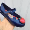 23 года повседневных детских сандалий New Princess Children Jelly PVC Single Shoes