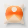 Coussin / Décoratif Vibrant Orange Rainbow Sunset Imprimer Couverture Abstraite Lignes Géométriques Couverture Canapé Voiture Bureau Housse De Coussin Décor À La Maison R230630