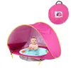 Spielzeugzelte Baby Strandzelt Kinder Wasserdichtes Sonnenmarkisenzelt UVprotect Sunshelter Mini Pool SMR88 230629