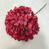 Fleurs décoratives Simulation Brossé Hortensia Faux Fleur Maison Salon Table À Manger Affichage DIY Décoration De Mariage Artificielle
