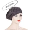 Chapeaux à large bord seau femmes bérets chapeau tricoté épais chaud couverture casquette peintre casquettes élégant Chenille matériel hiver mode solide 230629