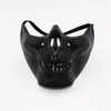 Party Masks Skeleton Half Face Mask Airsoft Skull Motorcykel En kostym Halloween 230630