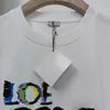 Maglietta da uomo 23ss da uomo Summer New Man Tees Tees Gradient Grapidery Designer Graphic Tee Shirt Maglie