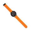 أحزمة ساعة يد بإبزيم مغناطيسي قابل للطي بلونين سوار من السيليكون الناعم لـ Ticwatch Pro 3 Ultra GPS LTE / GTX / GTH 2 / E3 20 مم 22 مم سوار بحزام