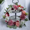 装飾花現実的な花輪の装飾