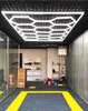 LED-Hexagon-Garagendeckenleuchten 110 V 220 V Garage LED-Wabenlicht Auto-Detaillierungs-Arbeitslicht Auto-Schönheitsbeleuchtung für Autowerkstattausrüstung