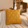 Роскошный плюшевый чехол для дивана Lase Couch Cover Pillowcase Solid Color Non-slip Толстая подушка Европейский заказ