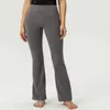 LU-008 LEGGAGES FLARE PANTAL DE YOGA SOLID