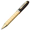 Luxury Superior Quality Metal Grid Pen Rotates Ballpoint 1.0mm Creative Gift Stationery Gifts School Office Supplies