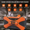 Radio Notfallradio Solar Handkurbel Tragbares AM/FM/Noaa SOS-Radio mit Taschenlampe Leselampe Handy-Ladegerät Radio FM