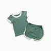Kläderuppsättningar Hitomagic Kids Summer Clothes Boys Girls Toddler Outfits Shorts 2 Piece Set Little Girl Baby 230630