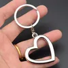 Metal Heart Shaped Keychains Car keychains Metal Keyrings Novelty Zinc Alloy Lovers Festive Party Favors Ornaments C123