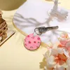 Pochettes à bijoux 36 pièces Kits de porte-clés vierges de sublimation avec porte-clés de transfert de chaleur MDF DIY (rond)