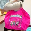 Torby wieczorowe hafty kota ekologiczne torby designerskie dla kobiet worka na ramiona piłka tygrysa kupujący torby torebki i torebki hobo j230630
