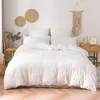 Bedding sets Geometric Crafts Cut Flowers Queen Bedding Set Twin Solid Single Double Duvet Cover Set King Size Quilt Cover and Pillowcases 230629