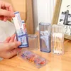 Small Storage Box Household Supplies Cotton Swab Storage Portable Travel Toothpick Band-aid Box Object Transparent Storage Box