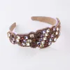 Haarspangen Schönes Stirnband Barock Retro-Stil Farbe Strass Damen Street Shooting Catwalk Super Flash 864