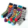 New Hombre Casual High -Quality Goods Delivery Man Calcetines Ropa colorida Calcetines 8 pares Lote No Box1737