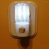 Nattlampor EU US LED Plug Light Emergency Lamp Wall White vardagsrummet Bedside Aisle Cabinet Corridor