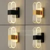 Lampes murales moderne ligne transparente Guide de lumière Led Bar papillon BB luxe créatif salon chambre chevet El Lamp12W